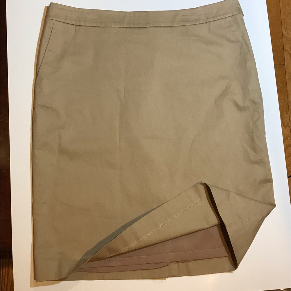 Talbots Petite Cotton Pencil Skirt